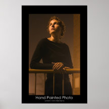 Hand Painted Photo Print