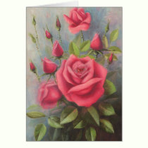 Hand Painted Roses cards