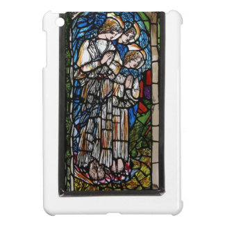 HAND PAINTED STAINED GLASS ANGELS. iPad MINI CASE