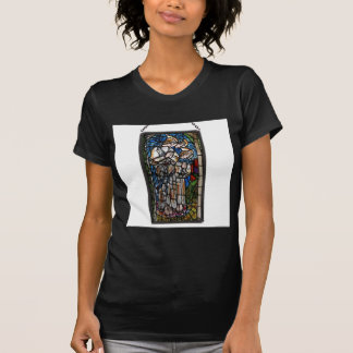 HAND PAINTED STAINED GLASS ANGELS. T SHIRTS