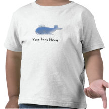 Hand-painted whale for kids - CUSTOMIZE T-shirt
