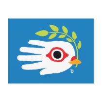 Hand Peace postcard