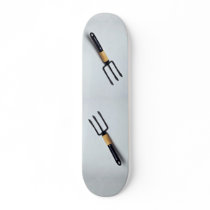 Hand pitch fork custom skate board
