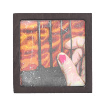 hand plucking four string bass grunge premium keepsake boxes