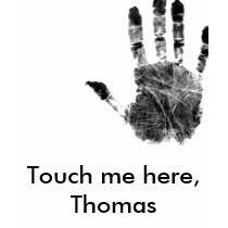 hand_print_3_small-2500, Touch me here,Thomas t-shirts