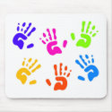 Hand Prints mousepads by prawny Hand Prints mousepads