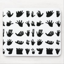 Hand prints mousepads by Ilpirata Hand prints mousepads