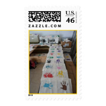 Hand Prints Of Haiti postage by MOMKAY Hand Prints Of Haiti postage