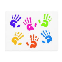 Hand Prints Post Cards