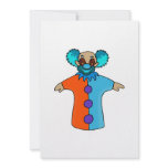 hand puppet clown invitations