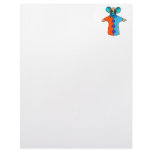 hand puppet clown personalized letterhead