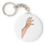 Hand Raised ~ Hand Sign and Gestures Key Chains