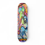 Hand Rendered Modern Design - "Solstice" Skate Board