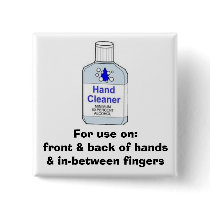 Hand Sanitizer Directions buttons by CARDcanhelp Hand Sanitizer Directions buttons