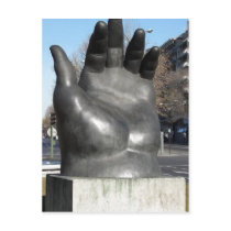 Hand . Sculpture by Fernando Botero (b. 1932) in t postcards by rahulbiswas Hand . Sculpture by Fernando Botero (b. 1932) in t postcards