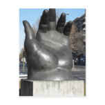 Hand . Sculpture by Fernando Botero (b. 1932) in t Post Card