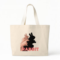 HAND SHADOW RABBIT bags