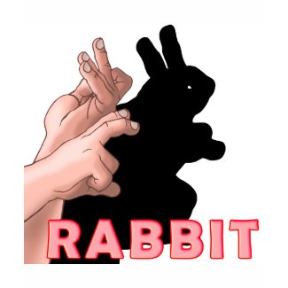 HAND SHADOW RABBIT shirt