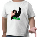 HAND SHADOW SNAIL t-shirts by nassosvakalis HAND SHADOW SNAIL t-shirts