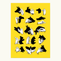 Hand shadows posters