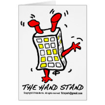 Hand Stand Building Cards