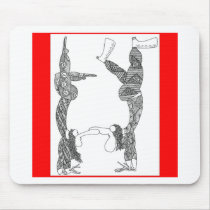hand stands mousepads