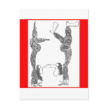hand stands postcards