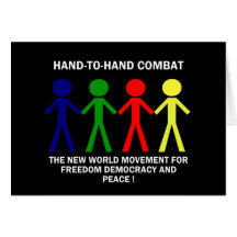 HAND-T0-HAND COMBAT... GREETING CARD