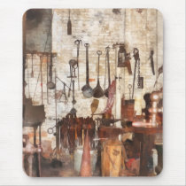 Hand Tools in Machine Shop mousepads
