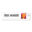 hand, Tree Hugger bumper stickers