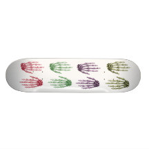 Hand Up Down Bronze, Hand Up Down Purple, Hand ... Skate Board Deck