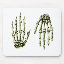 Hand Up Down Bronze Mousepads