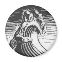 "Hand Wave" magnets by JimPhillips "Hand Wave" magnets