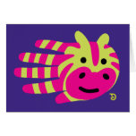 Hand Zebra card