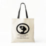 Handbag Tote Butterfly Woman Silhouette Black Whit