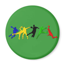 Handball gift for handball players and fans magnets by Rio2016 Handball gift for handball players and fans magnets