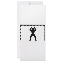 handball goal keeper icon rack cards