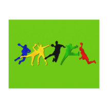 Handball team and players postcards by Rio2016 Handball team and players postcards