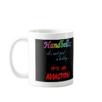 Handbell Addiction mugs