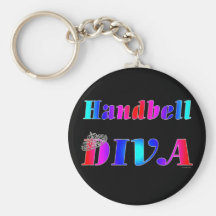 Handbell Diva Keychain