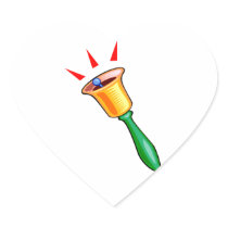 Handbell graphic image, hand chime image sticker