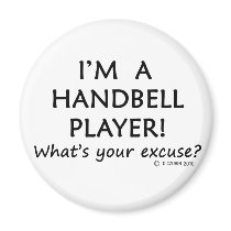 Handbell Player Excuse Refrigerator Magnets