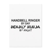 Handbell Ringer Deadly Ninja by Night postcards by poorrichards Handbell Ringer Deadly Ninja by Night postcards