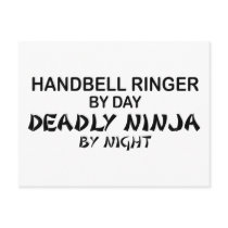 Handbell Ringer Deadly Ninja by Night postcards by poorrichards Handbell Ringer Deadly Ninja by Night postcards
