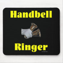 Handbell Ringer Mousepad by cordura5 Handbell Ringer Mousepad