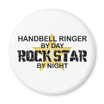 Handbell RInger Rock Star by Night magnets
