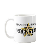 Handbell RInger Rock Star by Night Mug