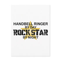 Handbell RInger Rock Star by Night postcards by poorrichards Handbell RInger Rock Star by Night postcards