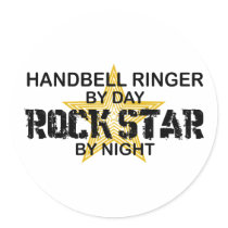 Handbell RInger Rock Star by Night stickers