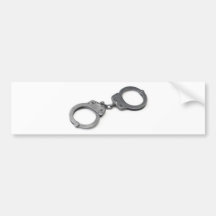HANDCUFFS 2 BUMPER STICKER